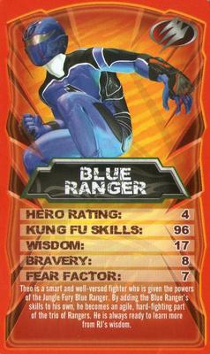 2009 Top Trumps Specials Power Rangers Jungle Fury #NNO Blue Ranger Front