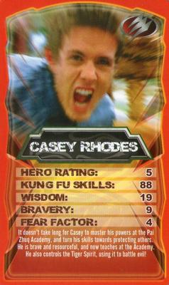 2009 Top Trumps Specials Power Rangers Jungle Fury #NNO Casey Rhodes Front