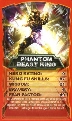 2009 Top Trumps Specials Power Rangers Jungle Fury #NNO Phantom Beast King Front
