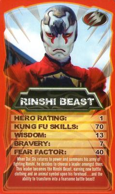 2009 Top Trumps Specials Power Rangers Jungle Fury #NNO Rinshi Beast Front