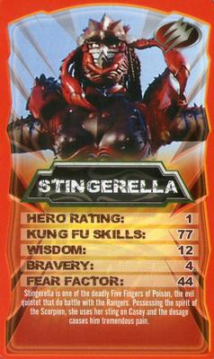 2009 Top Trumps Specials Power Rangers Jungle Fury #NNO Stingerella Front