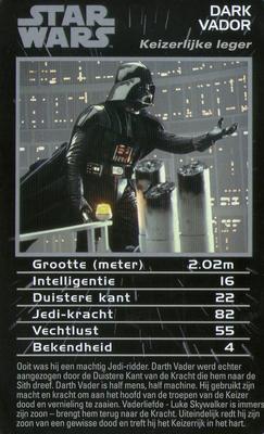 2012 Top Trumps Specials Star Wars Episodes 4-6 (Dutch) #NNO Darth Vader Front