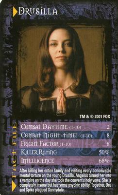 2001 Top Trumps Buffy The Vampire Slayer #NNO Drusilla Front