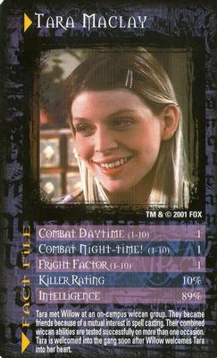 2001 Top Trumps Buffy The Vampire Slayer #NNO Tara Maclay Front