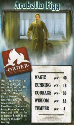 2007 Top Trumps Specials Harry Potter and The Order of The Phoenix #NNO Arabella Figg Front
