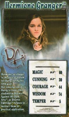 2007 Top Trumps Specials Harry Potter and The Order of The Phoenix #NNO Hermione Granger Front