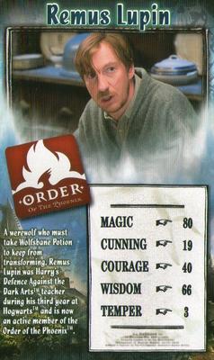 2007 Top Trumps Specials Harry Potter and The Order of The Phoenix #NNO Remus Lupin Front
