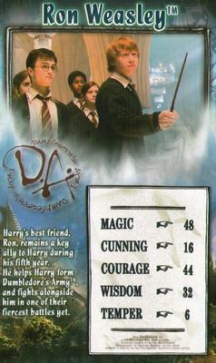 2007 Top Trumps Specials Harry Potter and The Order of The Phoenix #NNO Ron Weasley Front
