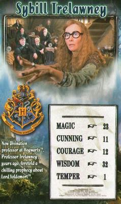 2007 Top Trumps Specials Harry Potter and The Order of The Phoenix #NNO Sybill Trelawney Front