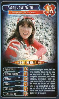 2008 Top Trumps Doctor Who 45 Years of Time Travel #NNO Sarah Jane Smith Front