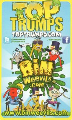 2010 Top Trumps Specials Bin Weevils #NNO Garden Inspector Back