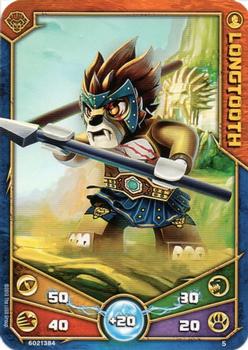 2013 Lego Legends of Chima Deck 1 #5 Longtooth Front