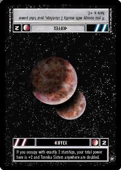 2001 Decipher Star Wars CCG Reflections II #NNO Kiffex Front