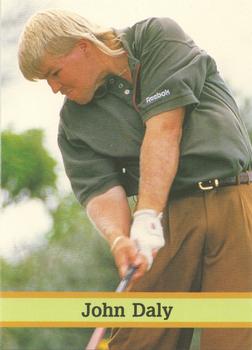 1993 Fax-Pax Famous Golfers #6 John Daly Front