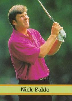 1993 Fax-Pax Famous Golfers #4 Nick Faldo Front