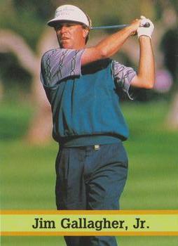 1993 Fax-Pax Famous Golfers #28 Jim Gallagher Jr. Front