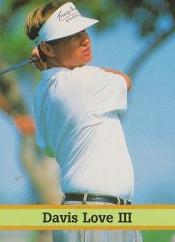 1993 Fax-Pax Famous Golfers #36 Davis Love III Front