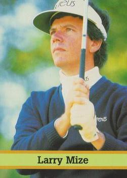 1993 Fax-Pax Famous Golfers #38 Larry Mize Front