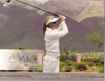 2005 SP Signature Golf - SP Signature Shots 8 x 10 #CK Carin Koch Front