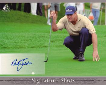 2005 SP Signature Golf - SP Signature Shots 8 x 10 #NF Nick Faldo Front