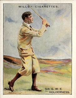 1930 Wills's Famous Golfers #12 Ernest Holderness Front