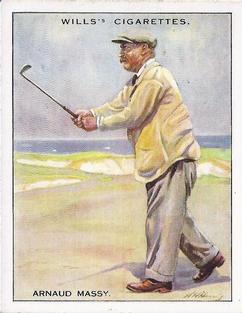 1930 Wills's Famous Golfers #14 Arnaud Massy Front