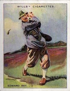 1930 Wills's Famous Golfers #18 Edward Ray Front