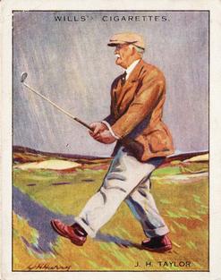1930 Wills's Famous Golfers #20 J.H. Taylor Front