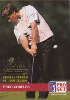 1992 Pro Set PGA Tour - 1991 Champions #1 Fred Couples Front