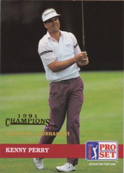 1992 Pro Set PGA Tour - 1991 Champions #12 Kenny Perry Front