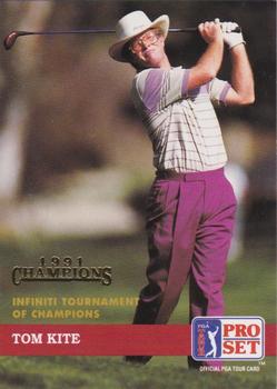 1992 Pro Set PGA Tour - 1991 Champions #32 Tom Kite Front