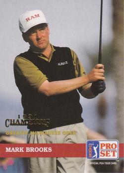 1992 Pro Set PGA Tour - 1991 Champions #71 Mark Brooks Front