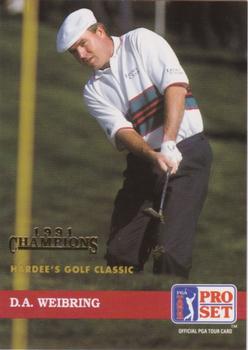1992 Pro Set PGA Tour - 1991 Champions #75 D.A. Weibring Front