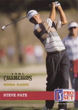 1992 Pro Set PGA Tour - 1991 Champions #77 Steve Pate Front