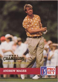 1992 Pro Set PGA Tour - 1991 Champions #118 Andrew Magee Front
