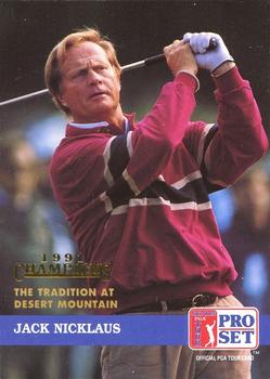 1992 Pro Set PGA Tour - 1991 Champions #201 Jack Nicklaus Front