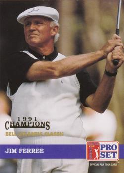 1992 Pro Set PGA Tour - 1991 Champions #204 Jim Ferree Front