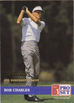 1992 Pro Set PGA Tour - 1991 Champions #205 Bob Charles Front