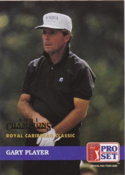 1992 Pro Set PGA Tour - 1991 Champions #212 Gary Player Front