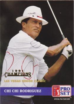 1992 Pro Set PGA Tour - 1991 Champions #217 Chi Chi Rodriguez Front