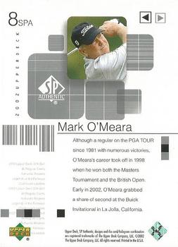 2002 SP Authentic - Extra Limited #8 Mark O'Meara Back