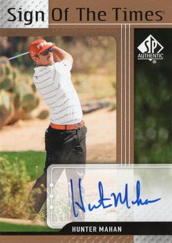 2012 SP Authentic - Sign of the Times #ST-HM Hunter Mahan Front