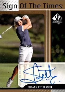2012 SP Authentic - Sign of the Times #ST-PE Suzann Pettersen Front