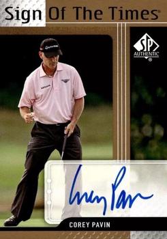 2012 SP Authentic - Sign of the Times #ST-CP Corey Pavin Front