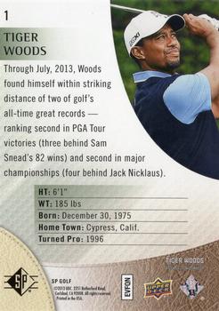 2014 SP #1 Tiger Woods Back