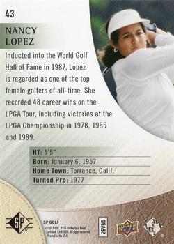 2014 SP #43 Nancy Lopez Back