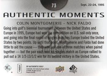 2014 SP #73 Colin Montgomerie / Nick Faldo Back