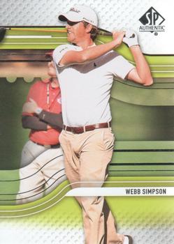2012 SP Authentic - Rookie Extended Series #R12 Webb Simpson Front