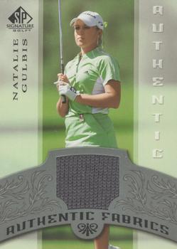 2005 SP Signature Golf - Authentic Fabrics #AF-NG Natalie Gulbis Front