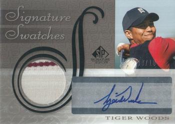 2005 SP Signature Golf - Signature Swatches #SS-T3 Tiger Woods Front